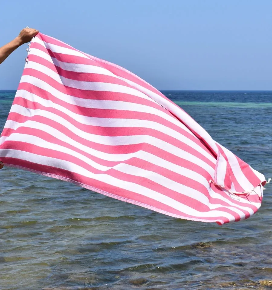 Telo Mare Alaska Rosa Fucsia - 100x200 cm | Look Brillante e Moderno