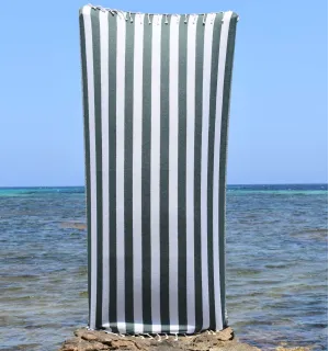 Telo Mare Alaska Verde Bosco - 100x200 cm | Eleganza Naturale e Raffinata