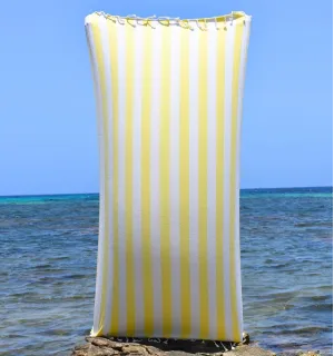 Telo Mare Alaska Giallo Sole - 100x200 cm | Energia e Stile per l’Estate