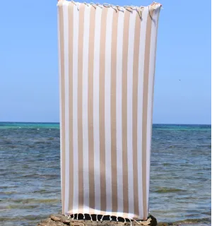 Telo Mare Alaska Beige - 100x200 cm | Stile Naturale ed Elegante
