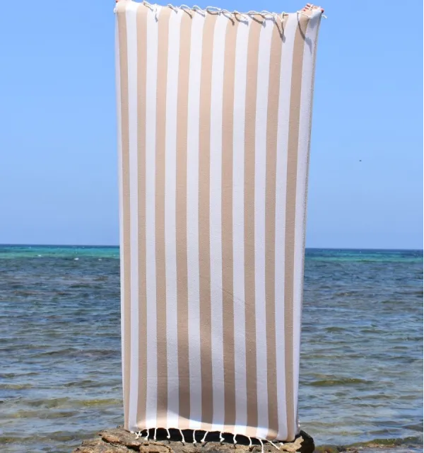 Telo Mare Alaska Beige - 100x200 cm | Stile Naturale ed Elegante