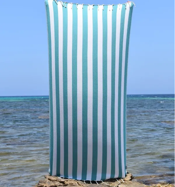 Telo Mare Alaska Verde Petrolio - 100x200 cm | Stile Intenso e Contemporaneo