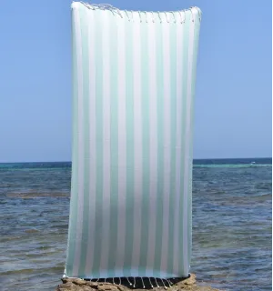 Telo Mare Alaska Acqua - 100x200 cm | Freschezza Estiva e Stile Naturale