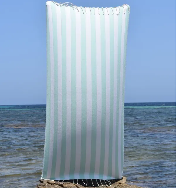Telo Mare Alaska Acqua - 100x200 cm | Freschezza Estiva e Stile Naturale