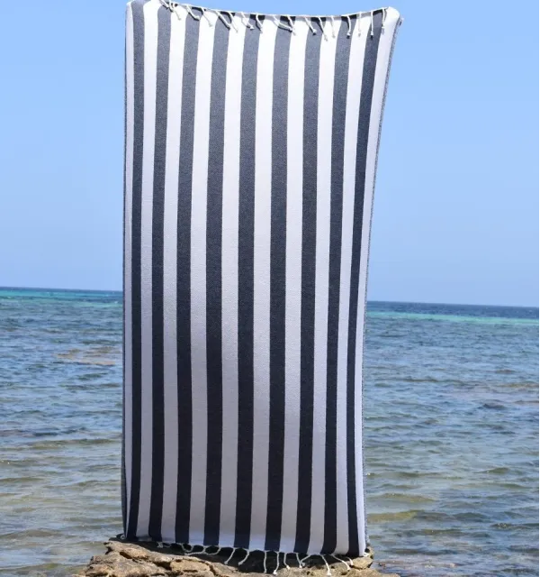 Telo Mare Alaska Blu Notte - 100x200 cm | Eleganza Profonda e Senza Tempo