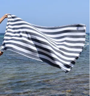 Telo Mare Alaska Blu Notte - 100x200 cm | Eleganza Profonda e Senza Tempo 2