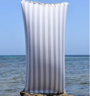 Telo Mare Alaska Grigio Chiaro - 100x200 cm | Eleganza Discreta e Versatile