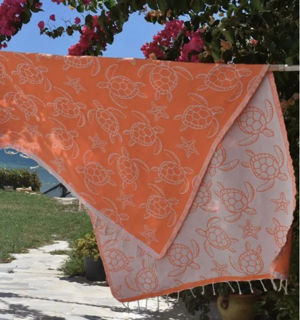 Telo Mare Seychelles Arancione Fluo - Telo Mare