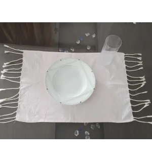 Mini fouta rosa chiaro con lurex 