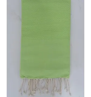 Fouta nido d'ape unita verde prato 