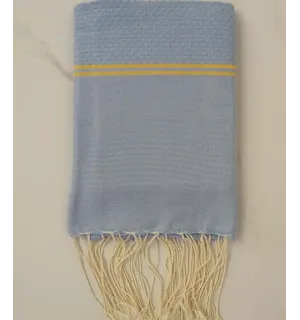 Mini fouta blu e giallo 