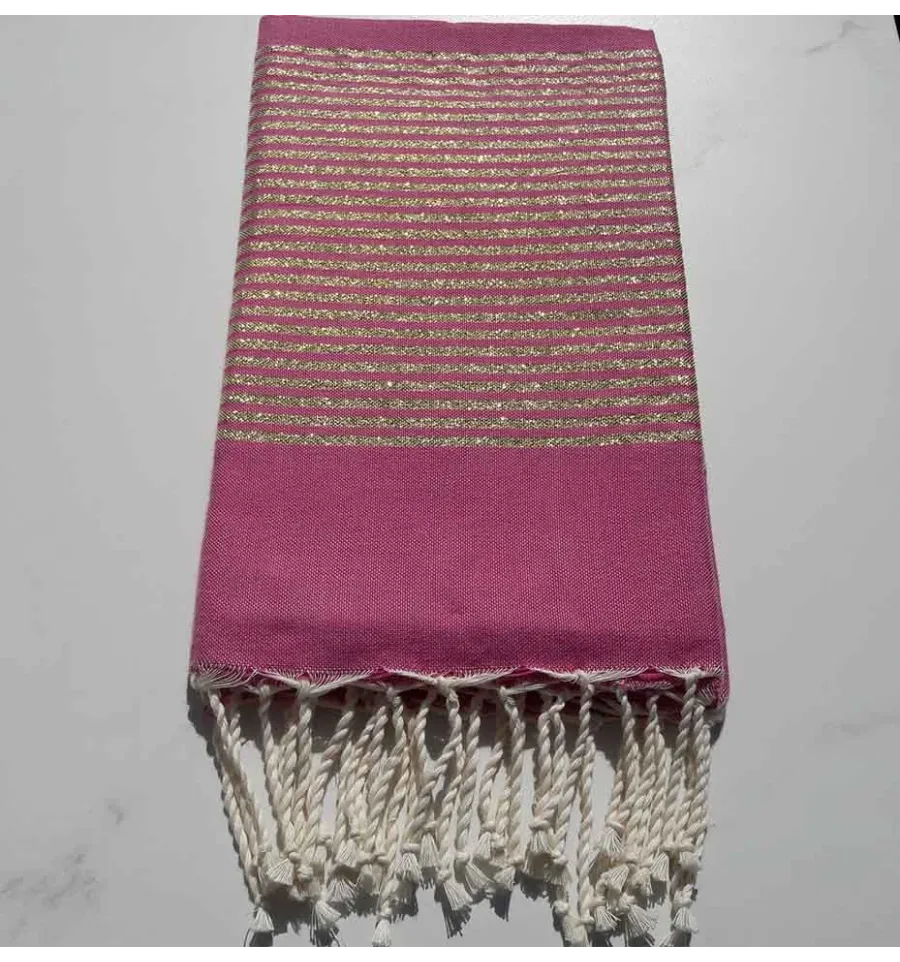 Fouta lurex amaranto 