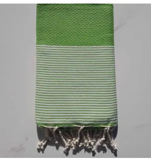 telo mare nido d'ape verde prato 