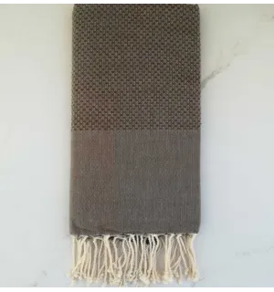 telo mare nido d'ape unita verde militare 