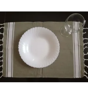 mini fouta  verde militare 