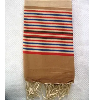 Fouta ziwane marrone 