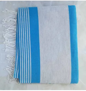 fouta medio blu con strisce  2