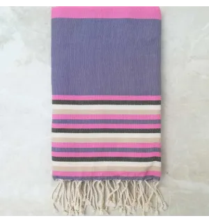 telo mare viola con strisce 