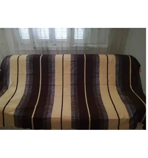 grande fouta marrone e Fulvo con lurex 