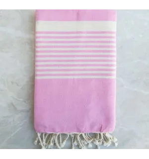 Fouta medio 1.5m/2.5m colore rosa 