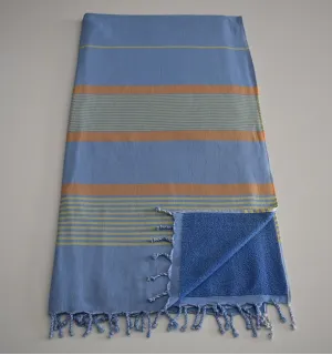 Fouta spugna blu, certosa e baillet 
