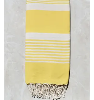 Grande fouta giallo limone 1.90m*2m 
