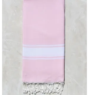 Grande telo mare rosa chiaro 