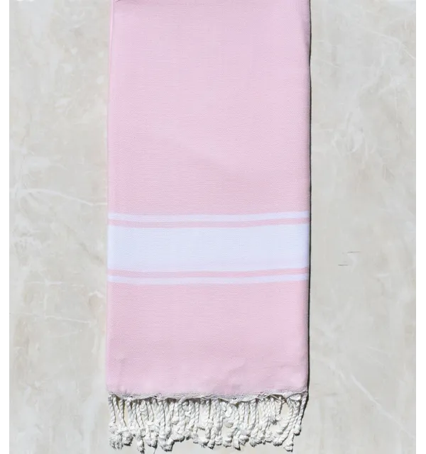 Grande telo mare rosa chiaro 