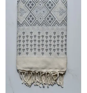 Fouta khlela grigio 