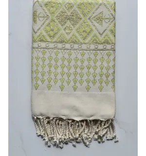 Fouta khlela verde claro 