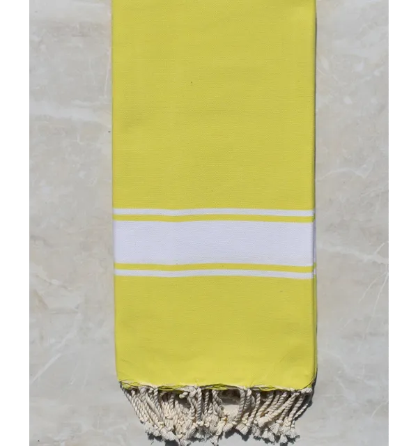 Grande fouta giallo canarino 2m*2m 