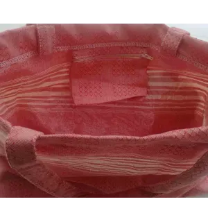 Borsa da spiaggia tomette rossa  2