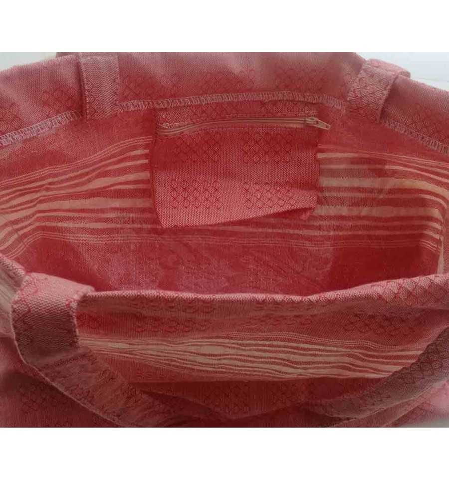 Borsa da spiaggia tomette rossa 