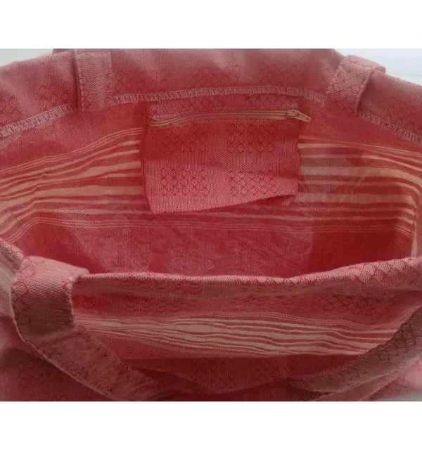 Borsa da spiaggia tomette rossa 