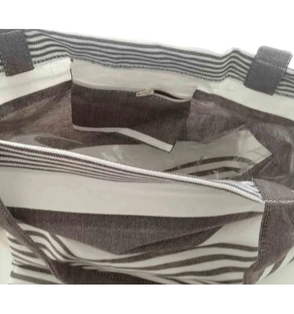 Borsa da spiaggia Artù marrone scuro 