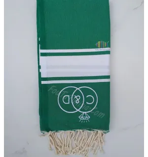 Telo mare ricamato C & D 