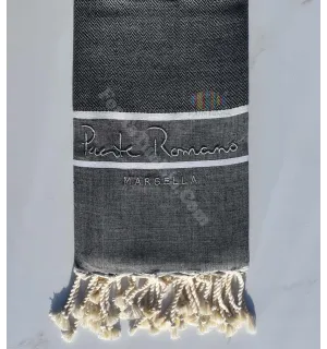 telo mare Chevron ricamato MARBELLA 