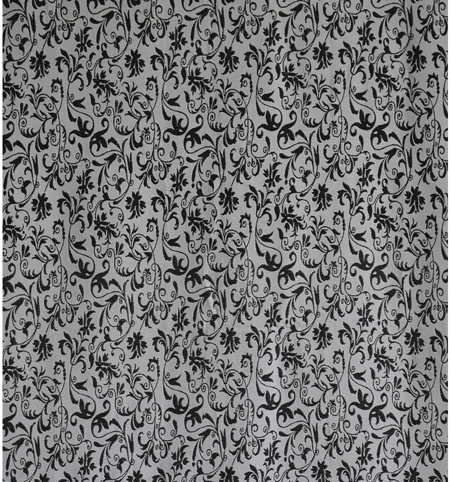 Fouta fiore grigio bianco e nero 