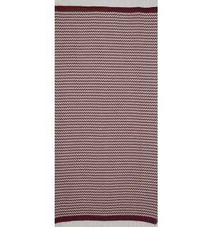 Fouta zigzag Bordeaux Fouta Tunisia - 3 2