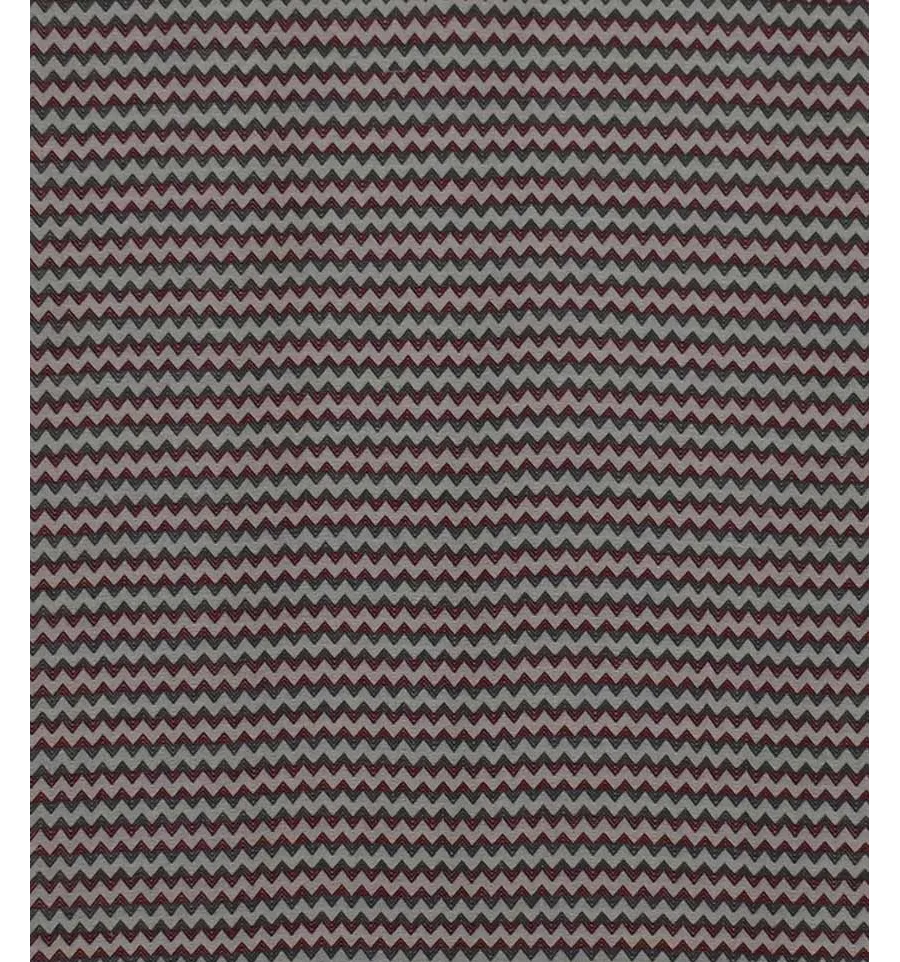 Telo mare a zig-zag crema, grigio e viola 