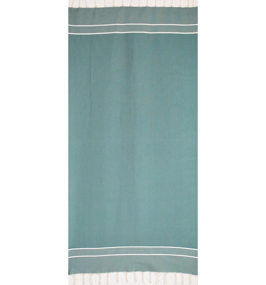 Fouta chevron foglia di tè 