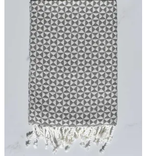 Fouta farfalle greige 