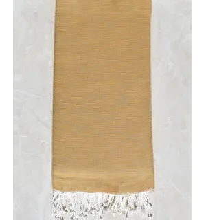 Copriletto fiammato  colore dei capelli cammello 