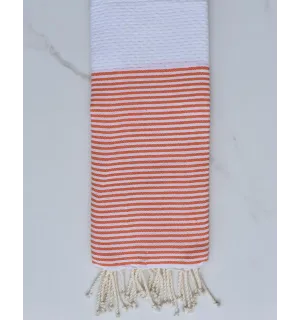 nido d'ape per bambini arancione e bianco 