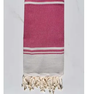 telo mare RAF-RAF rosa lampone e   bisque 