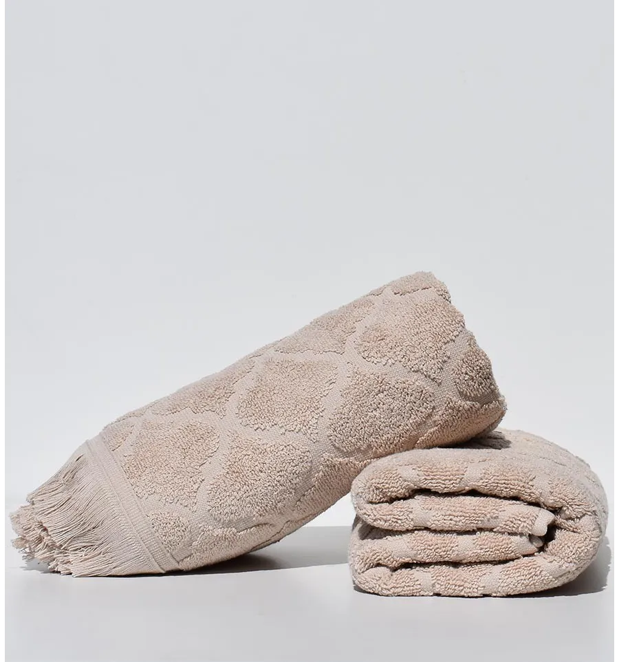 Asciugamano ospite ELYSSA beige