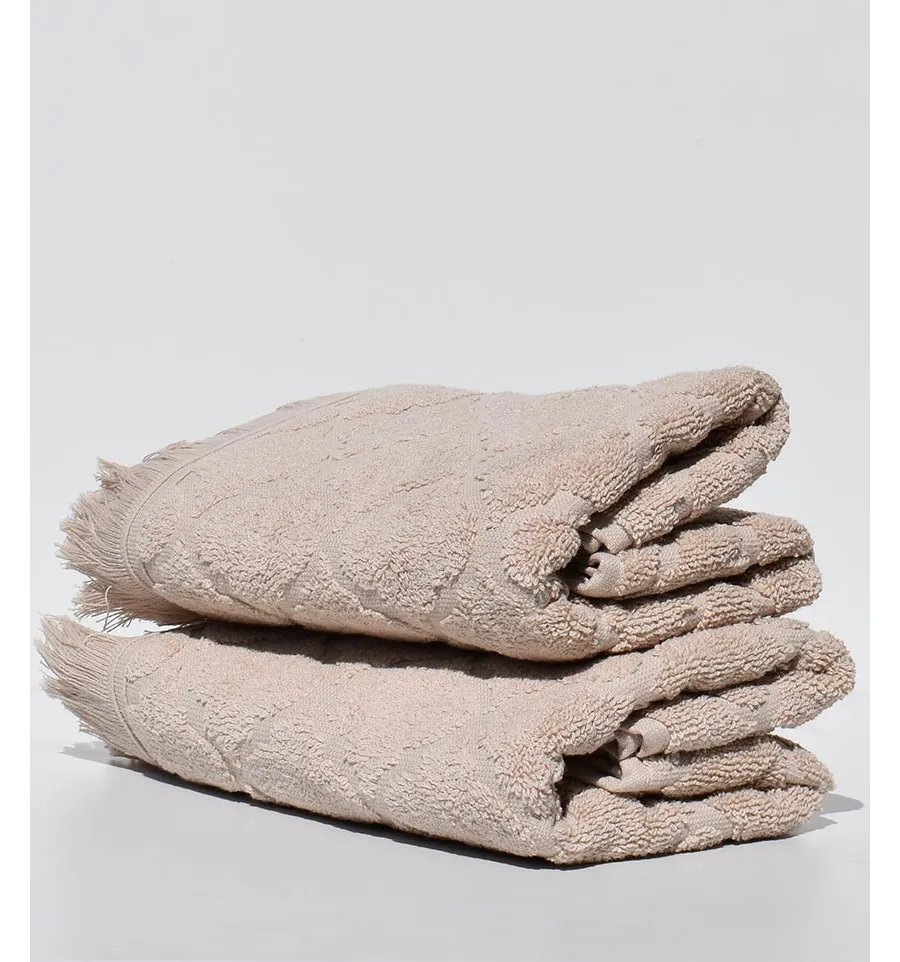 Asciugamano ospite ELYSSA beige