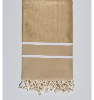 telo mare chevron marrone pastello 