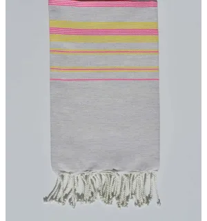telo mare fadhila  apus grigio, rosa e giallo 