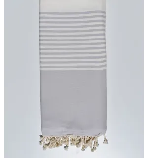 Copriletto grigio perla 